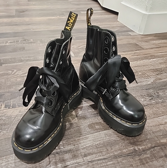 Dr. Martens Shoes - Dr. Martens Molly Combat Boots